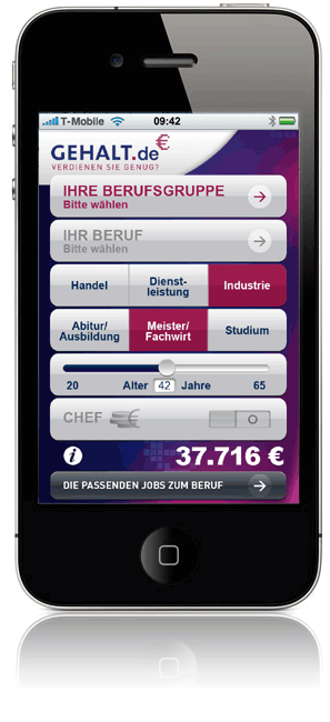 App iPhone Gehalt