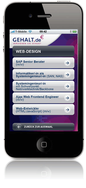 Gehalt App iPhone