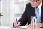 Arbeitgeber schreibt Dokument